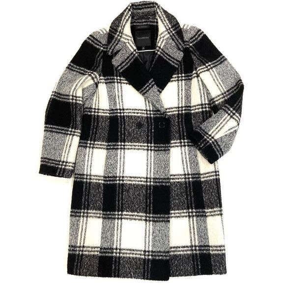 TALBOTS Brushed Wool Blend Coat (oversized Sz M) - Picture 3 of 13
